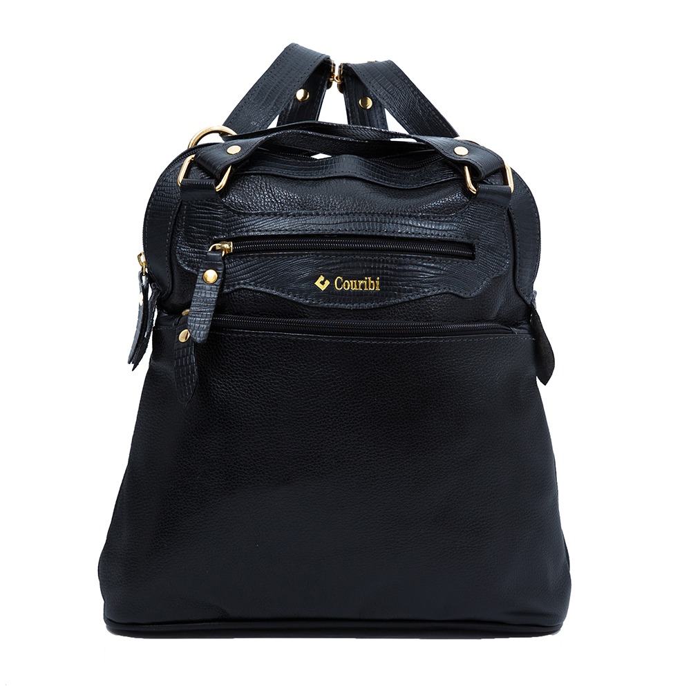 Mochila de Couro Legítimo • Couribi Ref. 1041